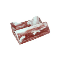 Porte savon "Neptune" teinté rouge 